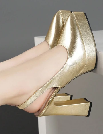 Pantofi SHEIN, auriu