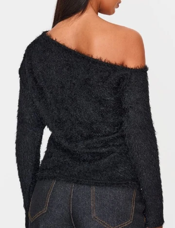 Bluza PRETTYLITTLETHING, negru