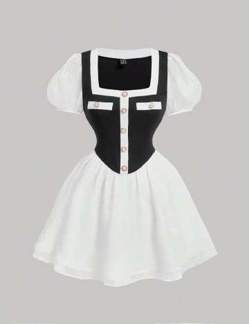 Rochie scurta SHEIN, alb