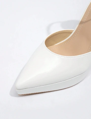 Pantofi SHEIN, alb