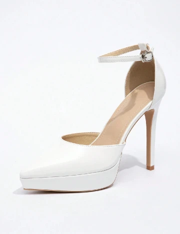 Pantofi SHEIN, alb