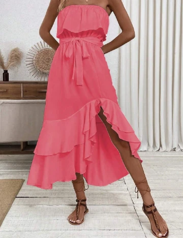Rochie medie SHEIN, roz