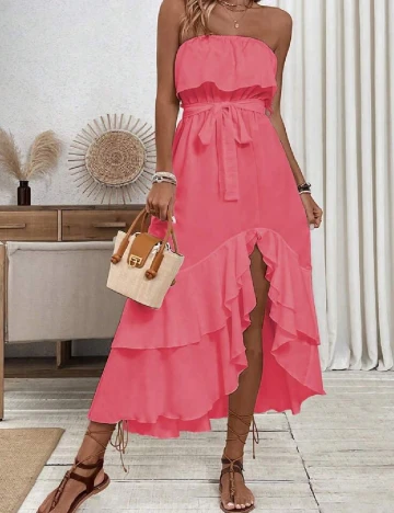 Rochie medie SHEIN, roz