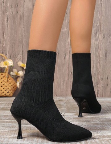Botine SHEIN, negru