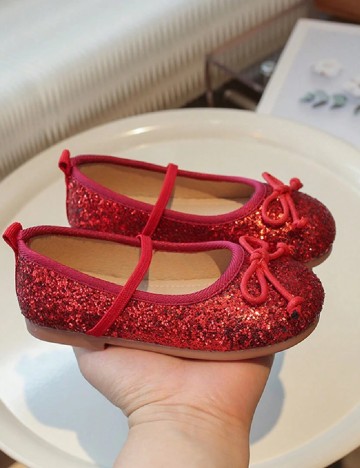 Pantofi Shein Kids, rosu