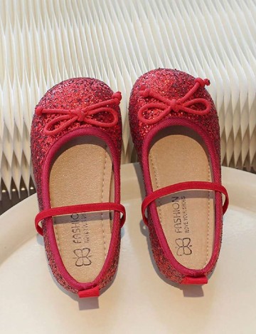 Pantofi Shein Kids, rosu