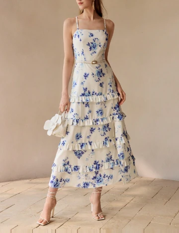 Rochie lunga SHEIN, ecru