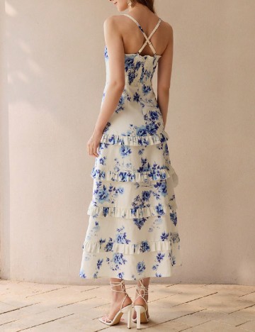 Rochie lunga SHEIN, ecru