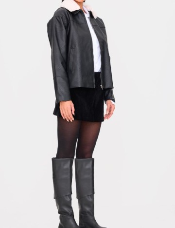 Jacheta PRETTYLITTLETHING, negru