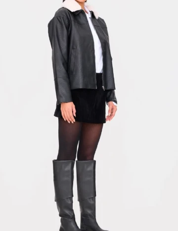 Jacheta PRETTYLITTLETHING, negru