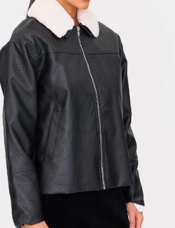 Jacheta PRETTYLITTLETHING, negru