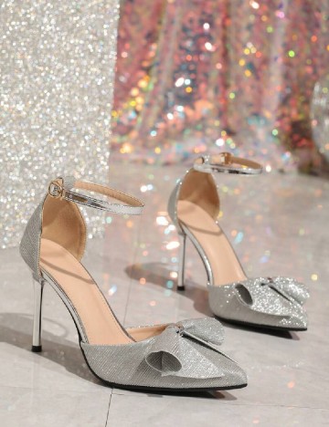 Pantofi SHEIN, argintiu