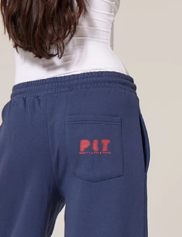 Pantaloni PRETTYLITTLETHING, bleumarin