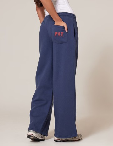 Pantaloni PRETTYLITTLETHING, bleumarin