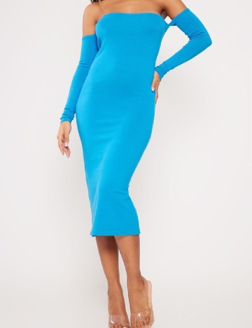 
						Rochie medie PRETTYLITTLETHING, albastru