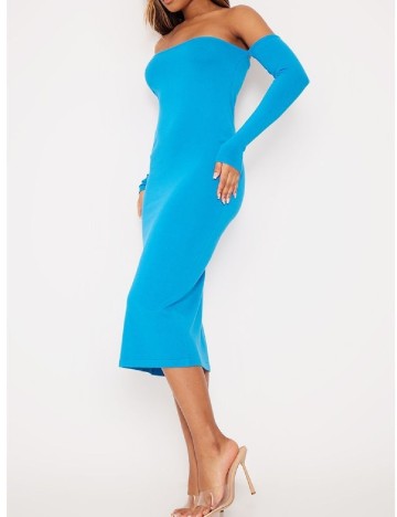 Rochie medie PRETTYLITTLETHING, albastru