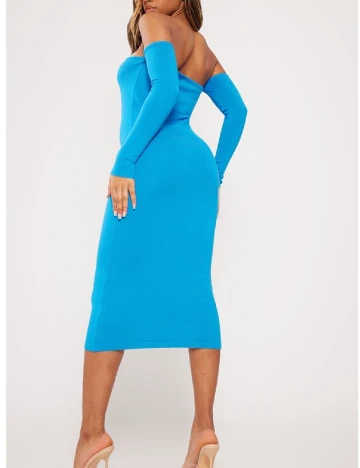 Rochie medie PRETTYLITTLETHING, albastru