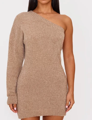 Rochie scurta PRETTYLITTLETHING, crem