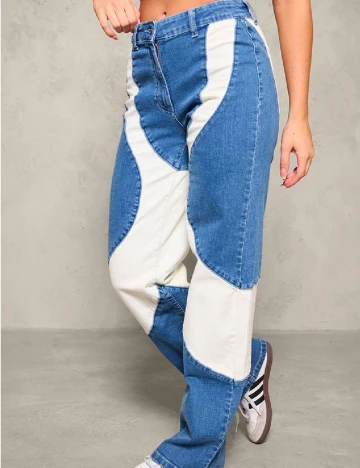 Blugi PRETTYLITTLETHING, albastru