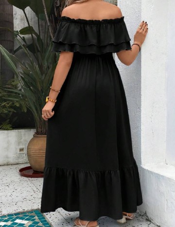 Rochie lunga SHEIN Maternity, negru