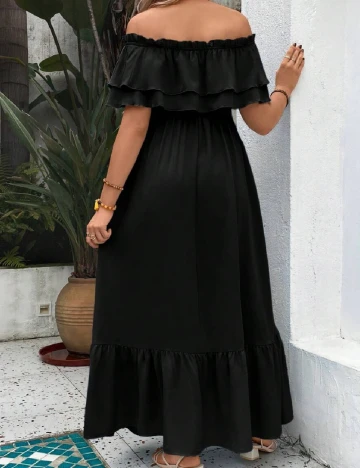 Rochie lunga SHEIN Maternity, negru