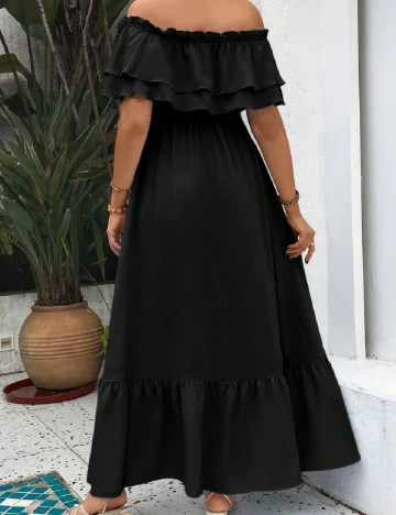 Rochie lunga SHEIN Maternity, negru