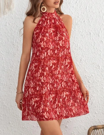 Rochie scurta SHEIN, rosu