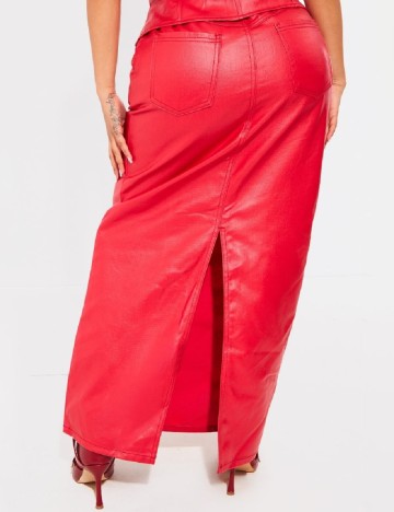 Fusta PRETTYLITTLETHING, rosu