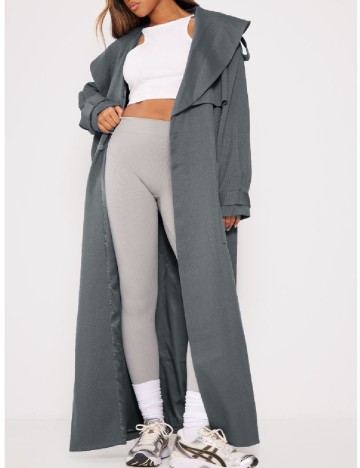 Trench PrettyLittleThing, gri