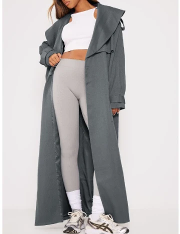 Trench PrettyLittleThing, gri