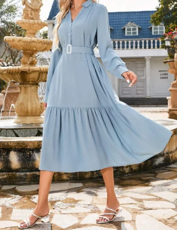 Rochie medie SHEIN, albastru