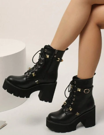 Botine SHEIN, negru