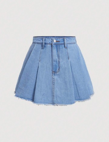 Fusta pantalon SHEIN, albastru