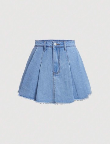 Fusta pantalon SHEIN, albastru