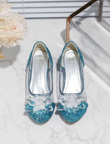 Pantofi Shein Kids, bleu Albastru