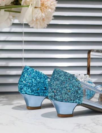Pantofi Shein Kids, bleu Albastru