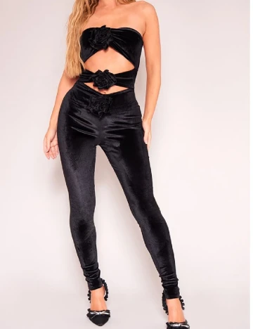Salopeta PRETTYLITTLETHING, negru