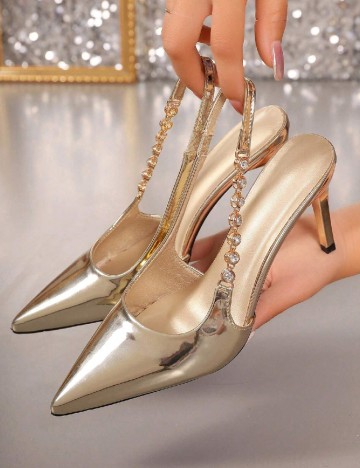 Pantofi SHEIN, auriu
