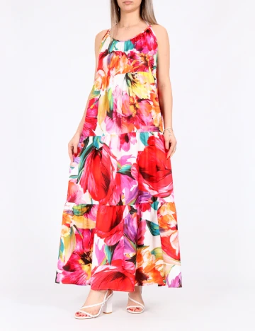 Rochie lunga SHEIN, floral print