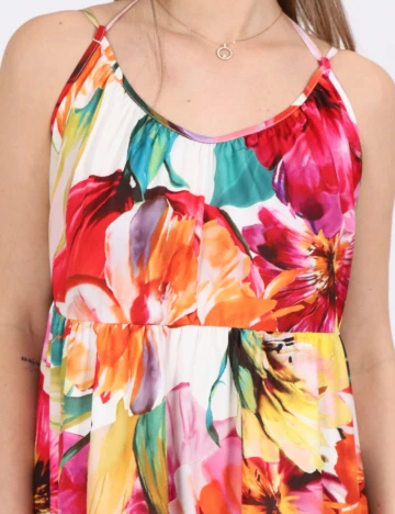 Rochie lunga SHEIN, floral print