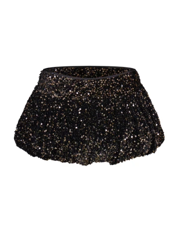 Fusta PRETTYLITTLETHING, negru