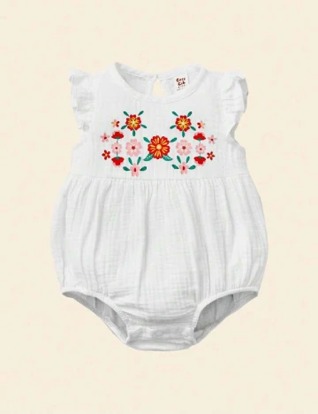 Body CozyCub, alb Alb