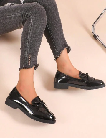 Mocasini SHEIN, negru