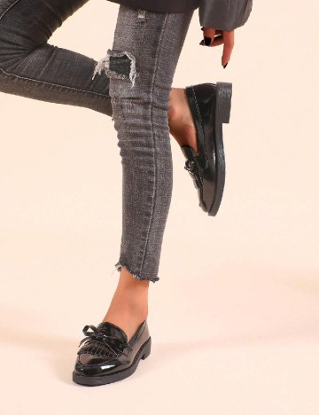 Mocasini SHEIN, negru