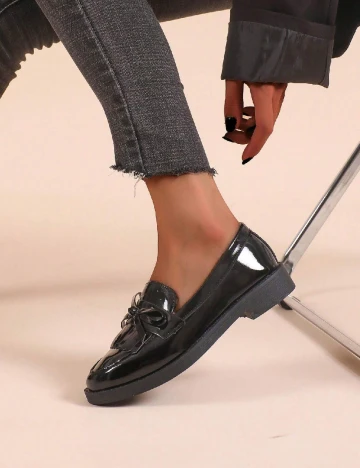 Mocasini SHEIN, negru