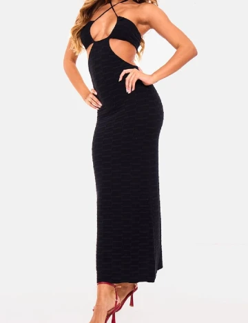 Rochie lunga PRETTYLITTLETHING, negru