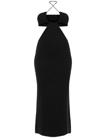Rochie lunga PRETTYLITTLETHING, negru