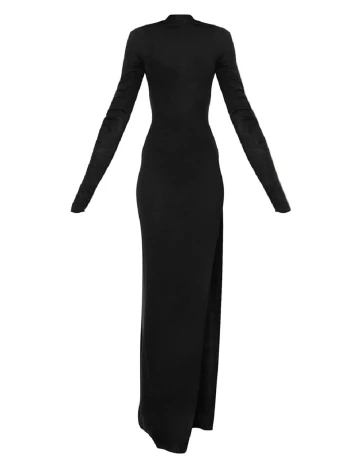 Rochie lunga PRETTYLITTLETHING, negru