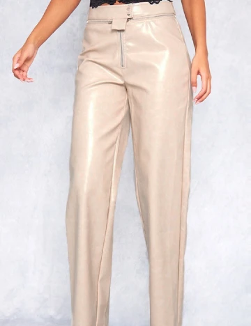 Pantaloni PRETTYLITTLETHING, crem Crem