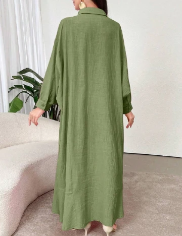 Rochie lunga SHEIN, verde